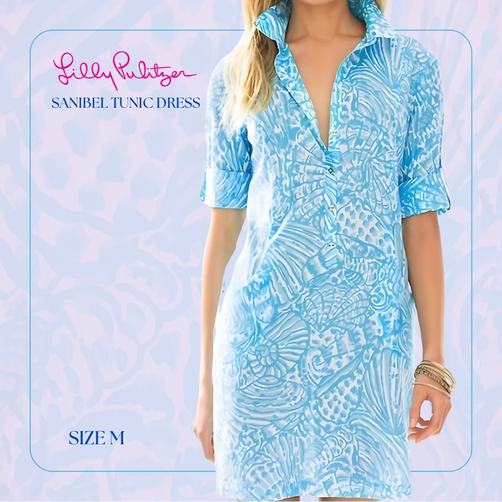 Lilly Pulitzer Tunic dress size M like new with flattering cut personal favorite